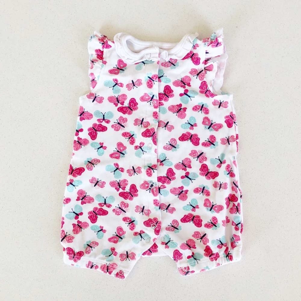 Little Me Butterfly Romper